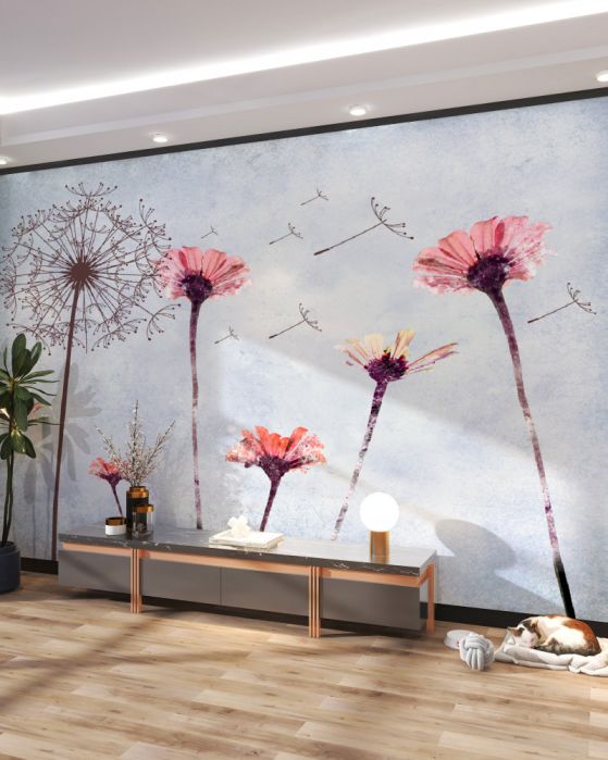 Fotomurales Flores 3d